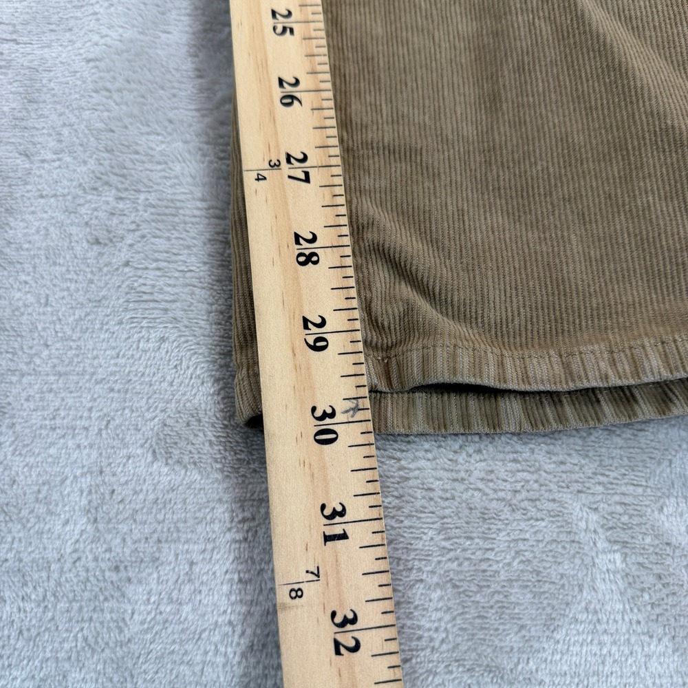 Brooks Brothers Red Fleece Mens 36x30 Tan Corduroy Pants Straight Leg Stretch - Picture 10 of 12